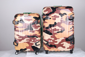 High Quality ABS+PC Travel Trolley Luggages with Lock Removable Wheels