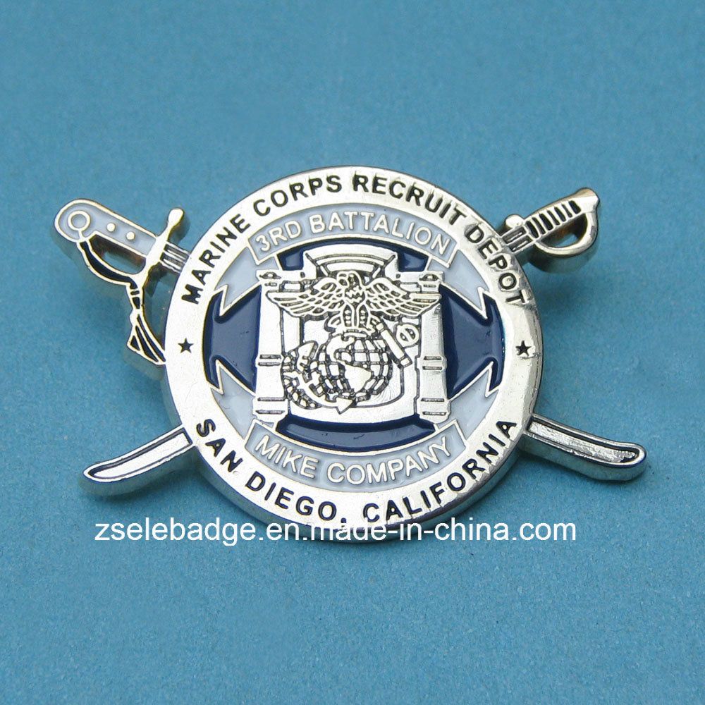 Custom Pin Badge with Soft Enamel