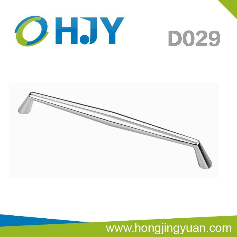 Long and Thin Shiny Surface Zinc Door Handle (D029)