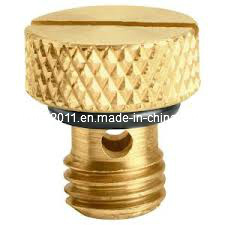 Slotted Brass Knurling Vent Valve Bleed Screw W/ Washer