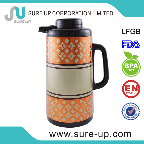 Metal Vacuum Tea Pot Coffee Flask Glass Inner Jug (JGBD)