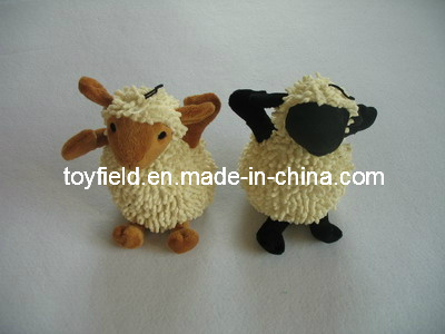 Fleece Sheep Pet Chew Toy Squeaky Dog Toy