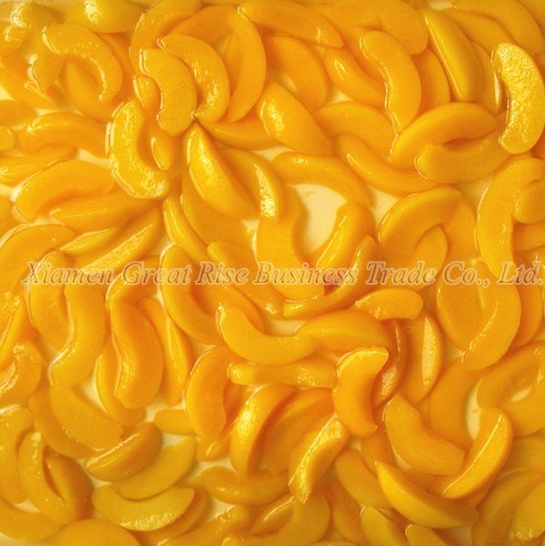 Sweet and Sour Canned Yellow Peach Strips for Instant Snack Food