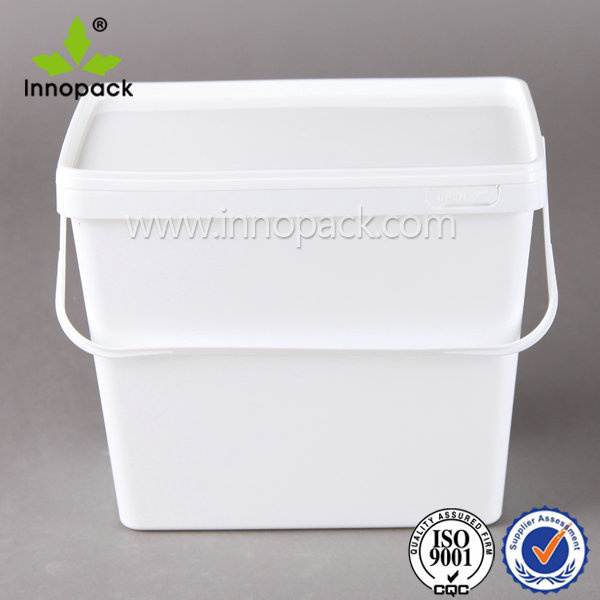 1 Gallon 3gallon 9L Square Rectangle Food Grade Icecream Plastic Container for Food