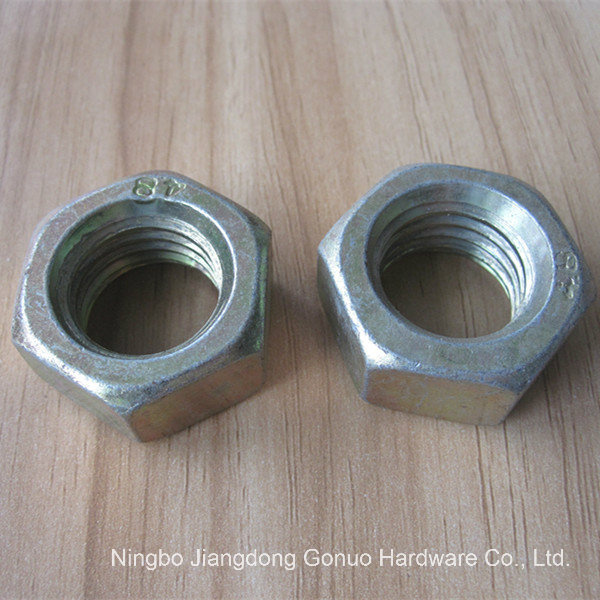 DIN 934 China Made Yzp Grade 8 Hex Nut