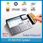 Android POS Device with Buil-in Printer/Scanner/RFID and Swipe Card Reader