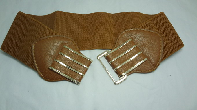 Lady Elastic Fashion Belt with 7cm Width