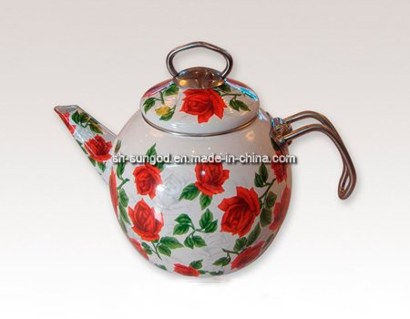 Ball Shape Kettle W/Metal Handle