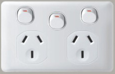 3 Gang Switch+2 Socket