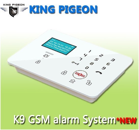 Wireless SMS GSM Auto Dial Burglar Alarm with Touch Keypad