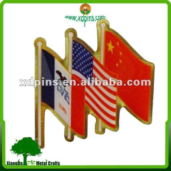 Country Flag Cheap Metal Badges