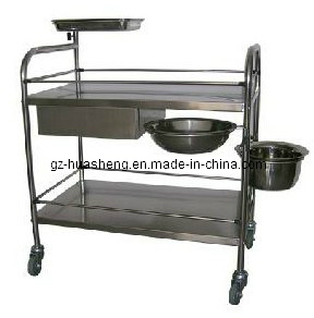 Stainless Steel Treatment Trolley (HS-009)