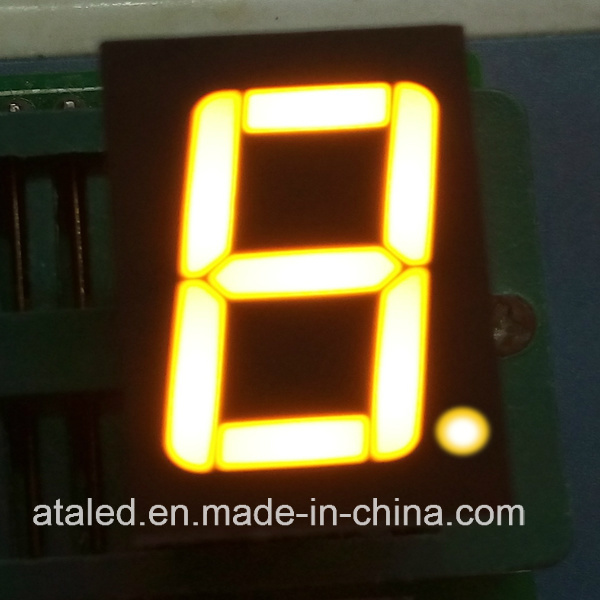 One Digit 7 Segment Indoor LED Display with Orange Color