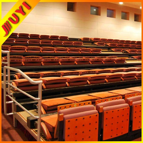 Jy-780 Factory Price Retractable Telescopic Gym Bleachers Bleacher Seating for Retractable Bleacher