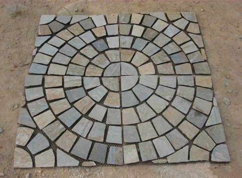 Special Design Grey, Black, Rusty Slate Mesh for Paving, Flooring