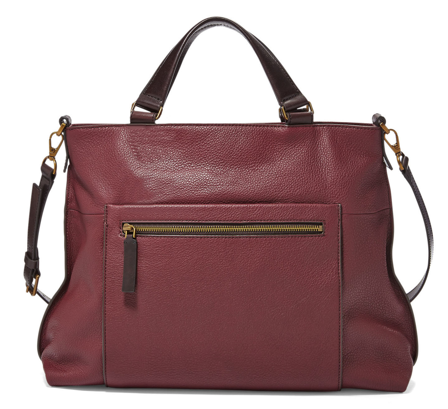 Fashionable Top Quality Leather Leisure Lady Handbag (LDO-15109)