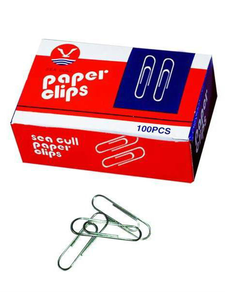 High Quality Round Nickel Plated Metal Paper Clip (HS-PC-8004)
