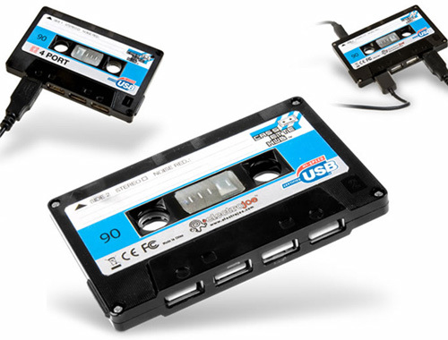 Hot Cassette Shape USB Hub, 4 Port USB Hub, USB Hub2.0 (VNHB-74)