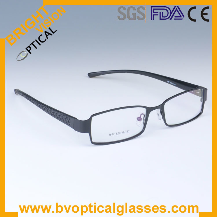 Full Rim Metal Opticla Eyewear Glasses with Spring Hinge