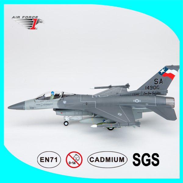 F-16c Plane Model with Die-Cast Alloy