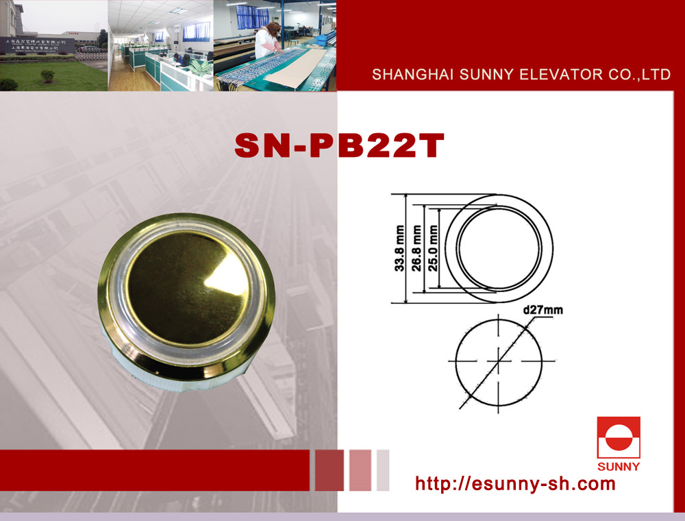 Plastic Elevator Push Button (SN-PB22T)