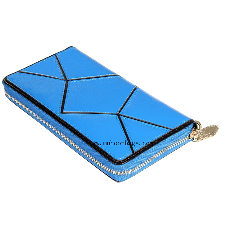 Fashion Leather Wallet for Lady (MH-2066 blue)