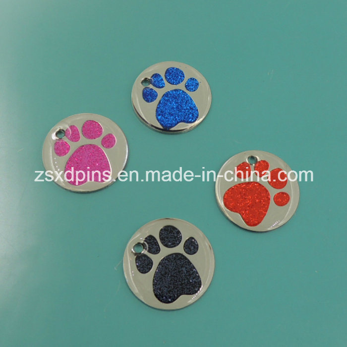 Custom Metal Crafts Gillter 25mm Dog Tag Pet Tags (A1-08)
