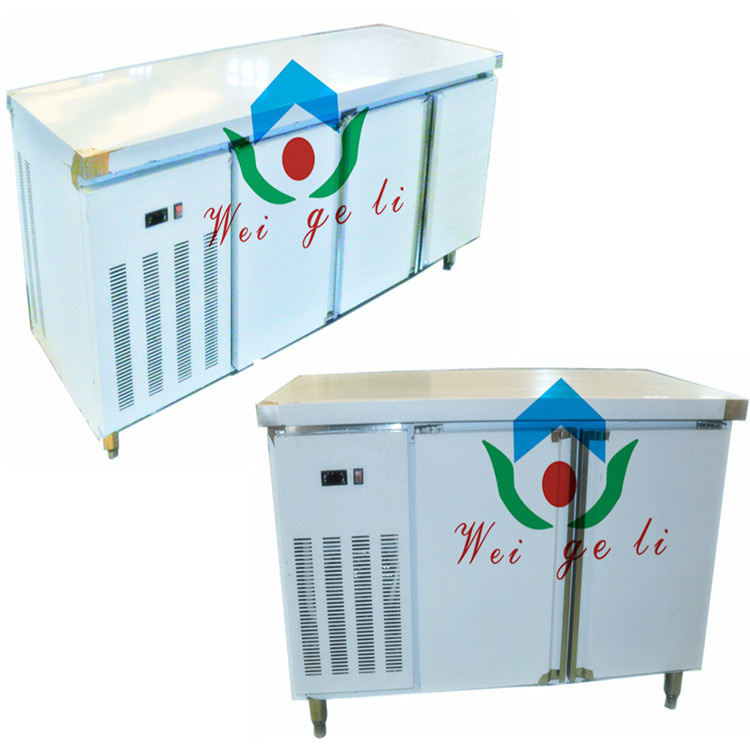 Stainless Steel Bench Refrigerator with Working Counter (BR-2S)