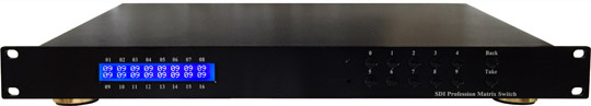 HD1616 Full High Definition Sdi Matrix 16 Input 16 Output