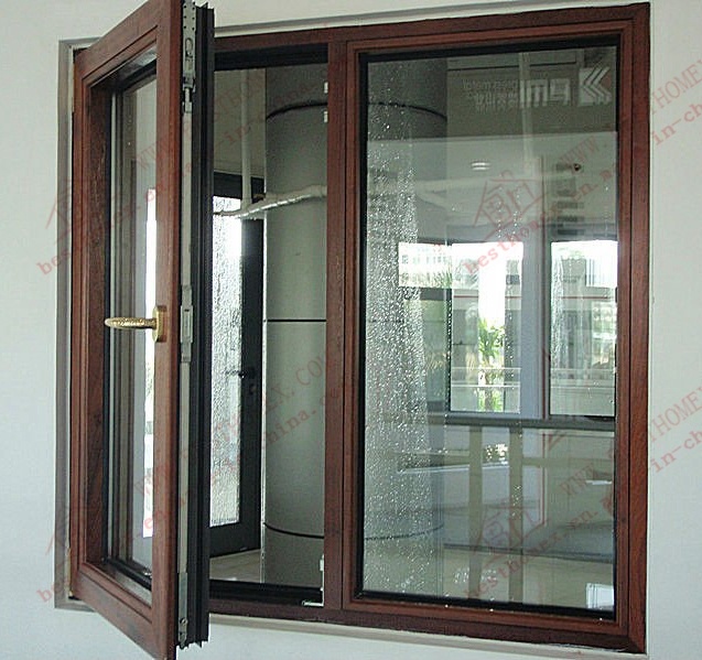Italian Technology Aluminium Wood Casement Window (AW-CW10)
