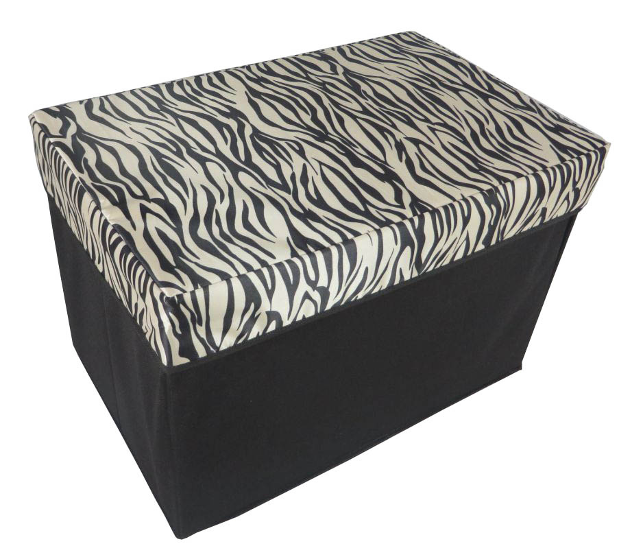 Oblong Foldable Storage Stool
