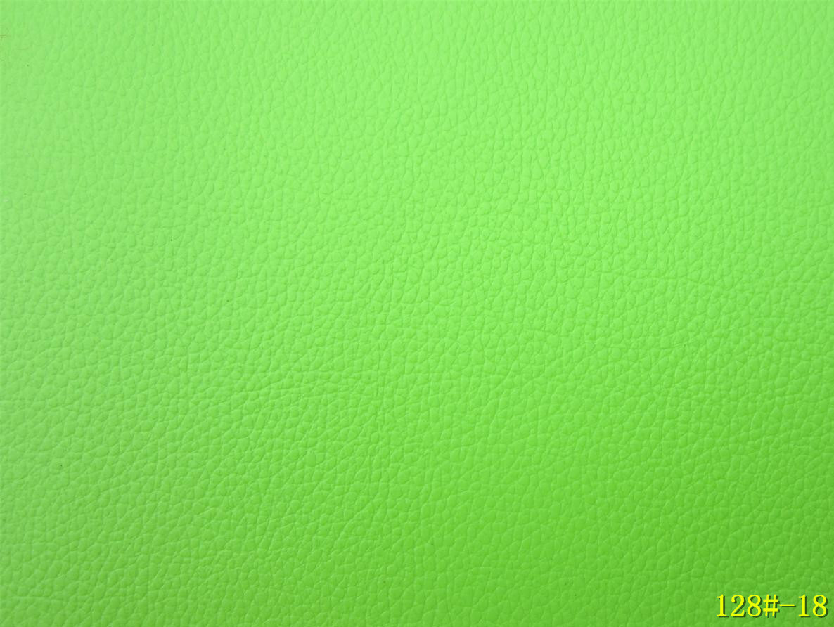 Green Color PVC Leather for Car Seat (128#-18)