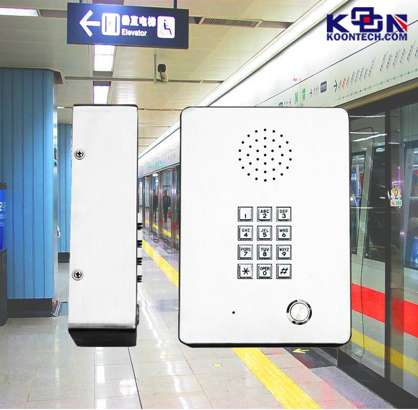 Emergency Call Knzd-03 Voice Intercom System Door Phone