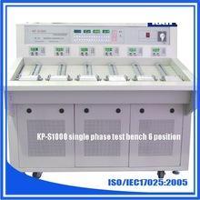 Single Phase Energy Meter Calibration Test Bench 6 Postion 0.05% Accurancy