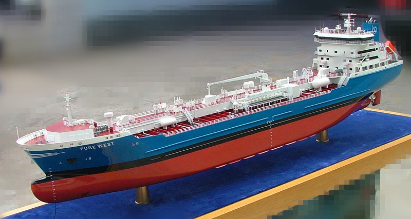 Miniature Ship and Boat Model, Plastic Oil Tanker Model (JW-140)