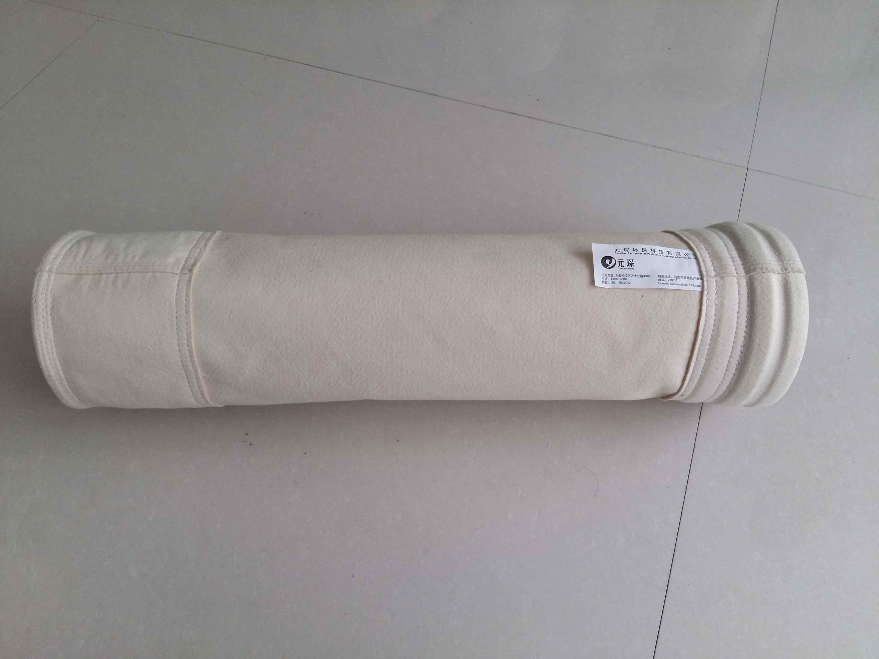 PPS Fiber with PTFE Scrim Nonwven Needle Punched Filter Fabric High Efficiency Filter Bags