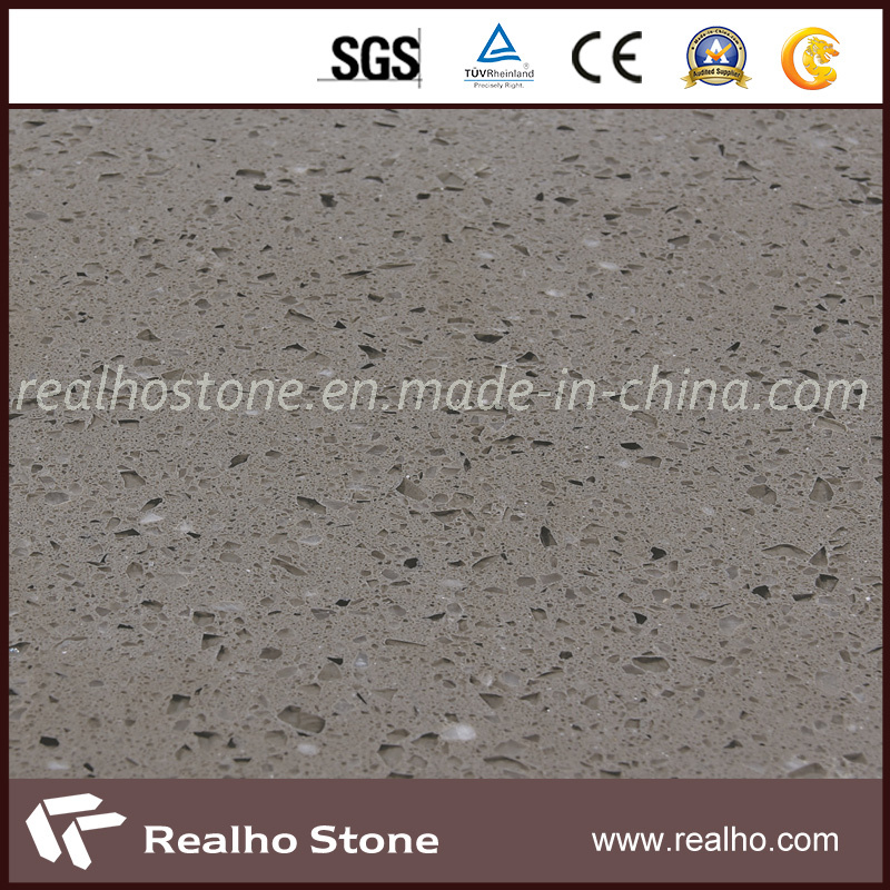 China Big Factory Single Color Artificial Quartz Stone