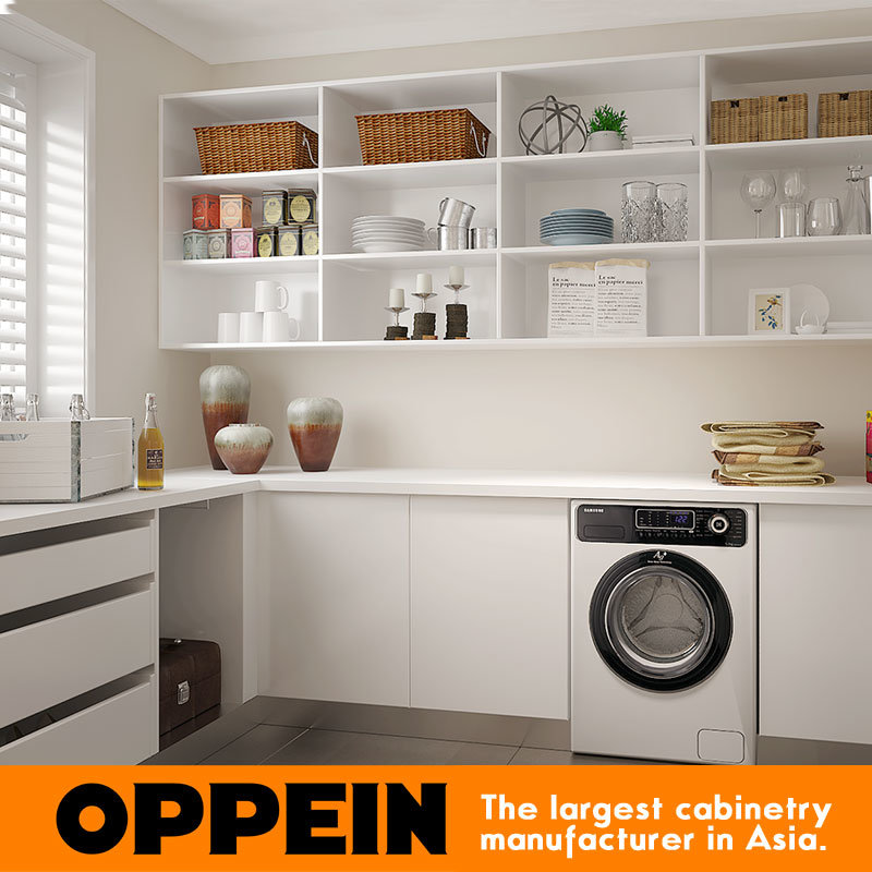 Oppein Australia Villa Lacquer Wooden Laundry Room (OP15-WR01)