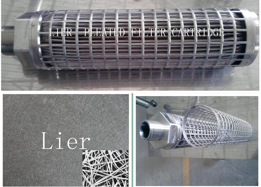 Stainless Steel 316L Pleated Filter Cartridge for Textile Industry