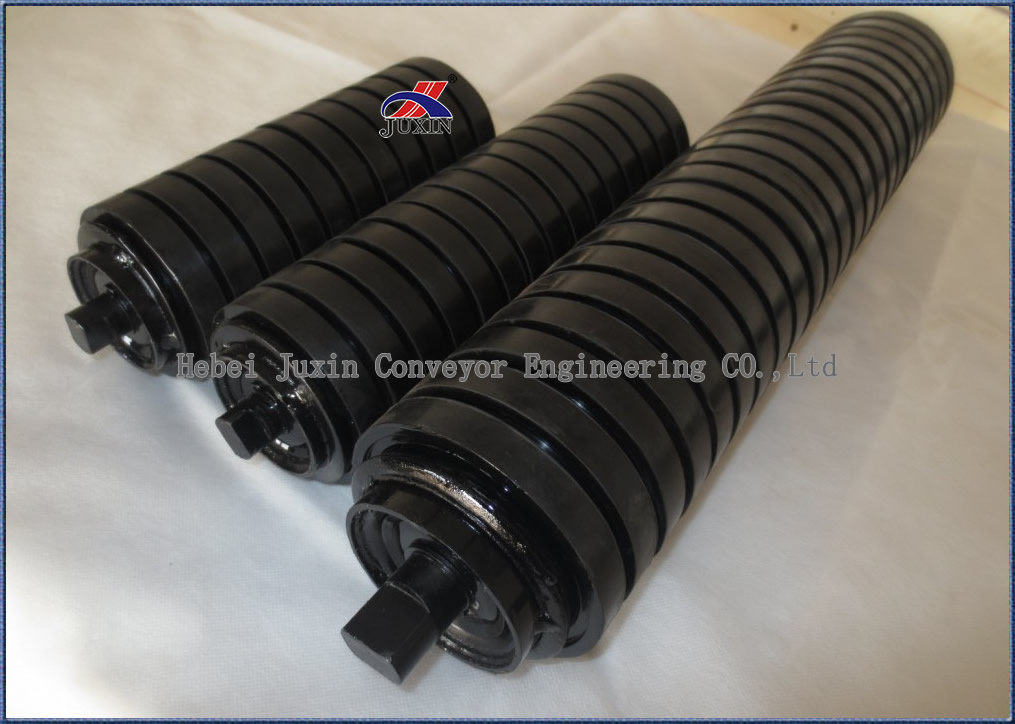 Bulk Handling Conveyor Rollers Rubber Roller