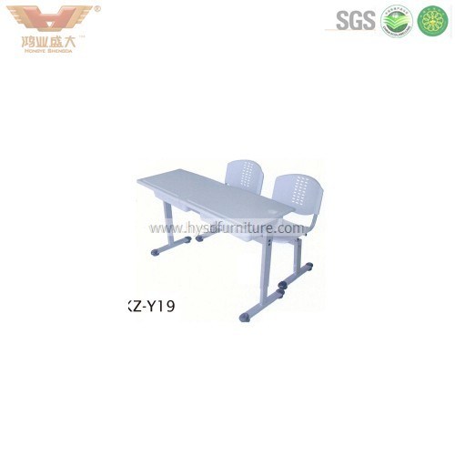 Two Seat Student Study Desk with Chair (KZ-Y19)