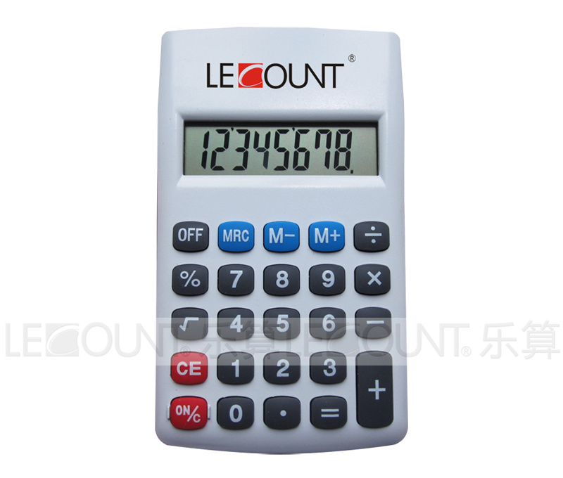 8 Digits Mini Size Pocket Calculator with Various Attractive Colors (LC388)