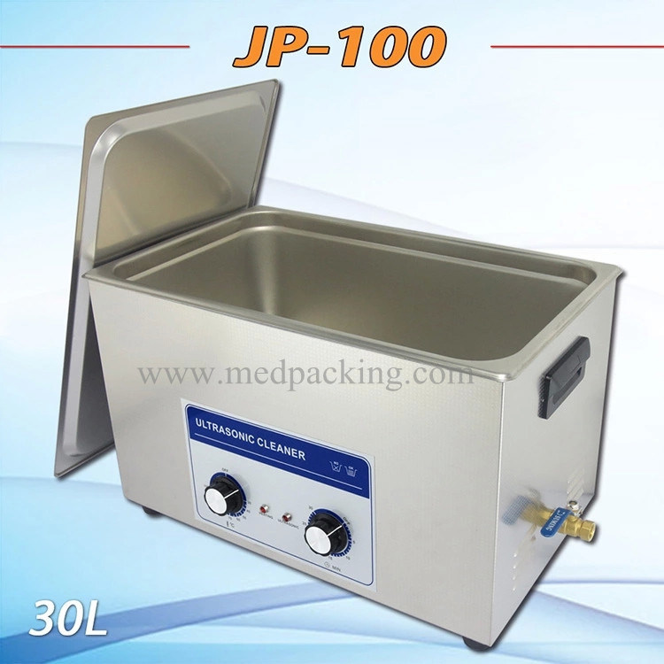 Jp-100 30L Industrial Ultrasonic Cleaning Machine for Medical Equipment Metal Parts Mold