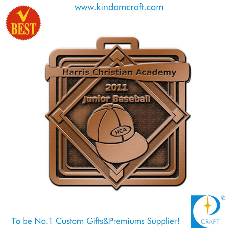 Custom Antique Brass Acadamy Medal