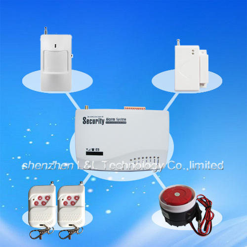 Voice Prompt+Auto Dialer Wireless GSM Burglar Alarm System900/1800/1900MHz (L&L-810B)