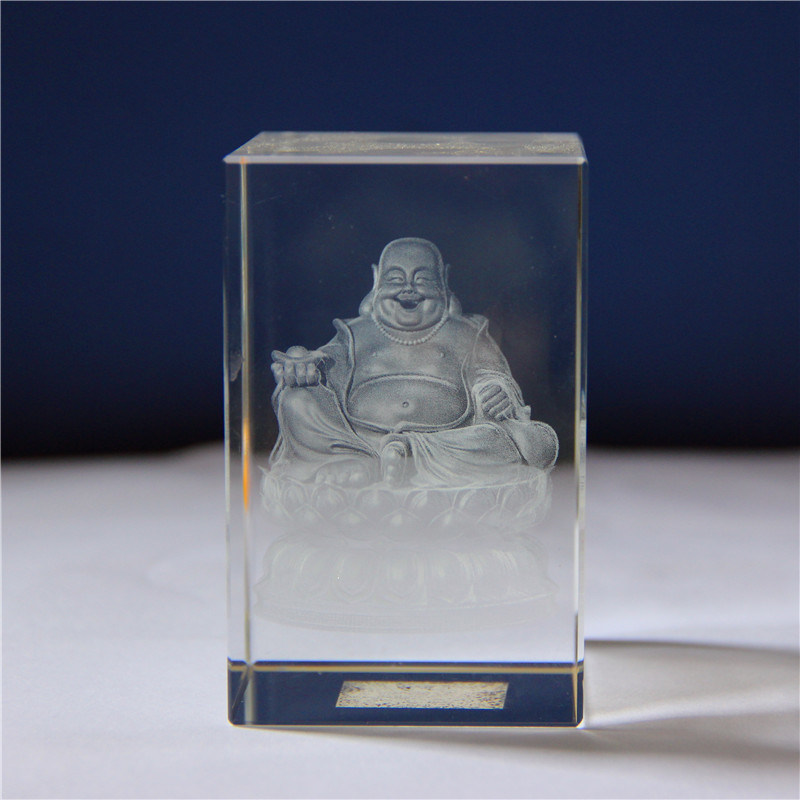 Cube CE Crystal 3D Laser for Holiday Gifts or Souvenir