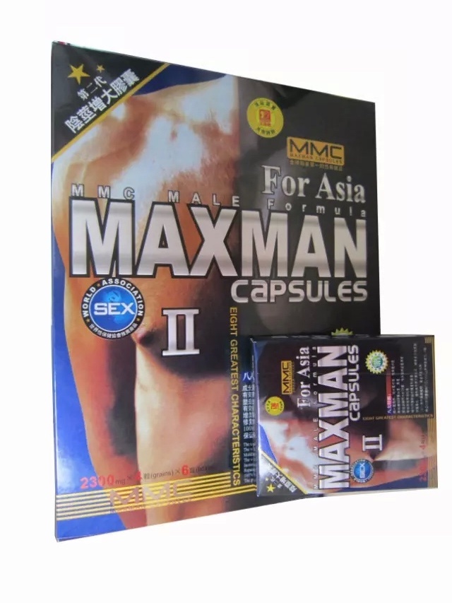 Maxman II Sex Capsules Quickly Enhance Mens Sexual Product