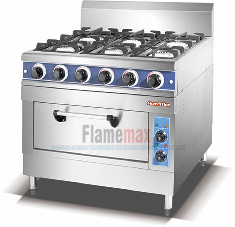 6-Burner Gas Range with Gas Oven (HGR-6G)