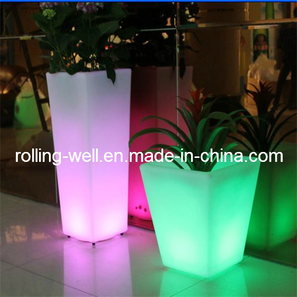 Lighted Cooler Pot/Color Flower Pot/Glowing Planter Decorations