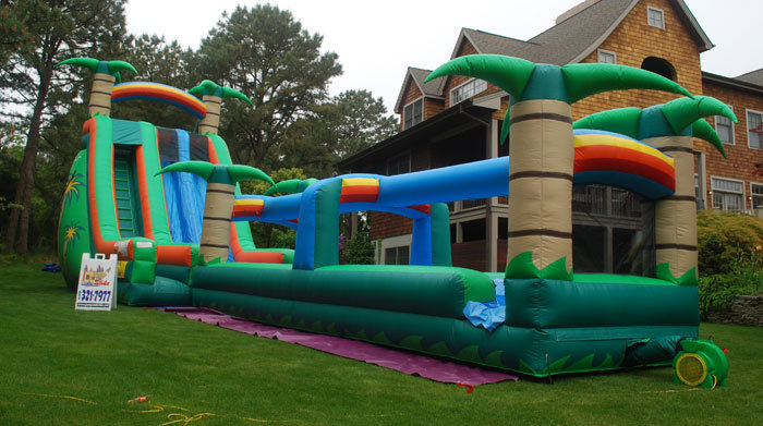 Funny Inflatable Wet and Dry Slide (TH-TC003)